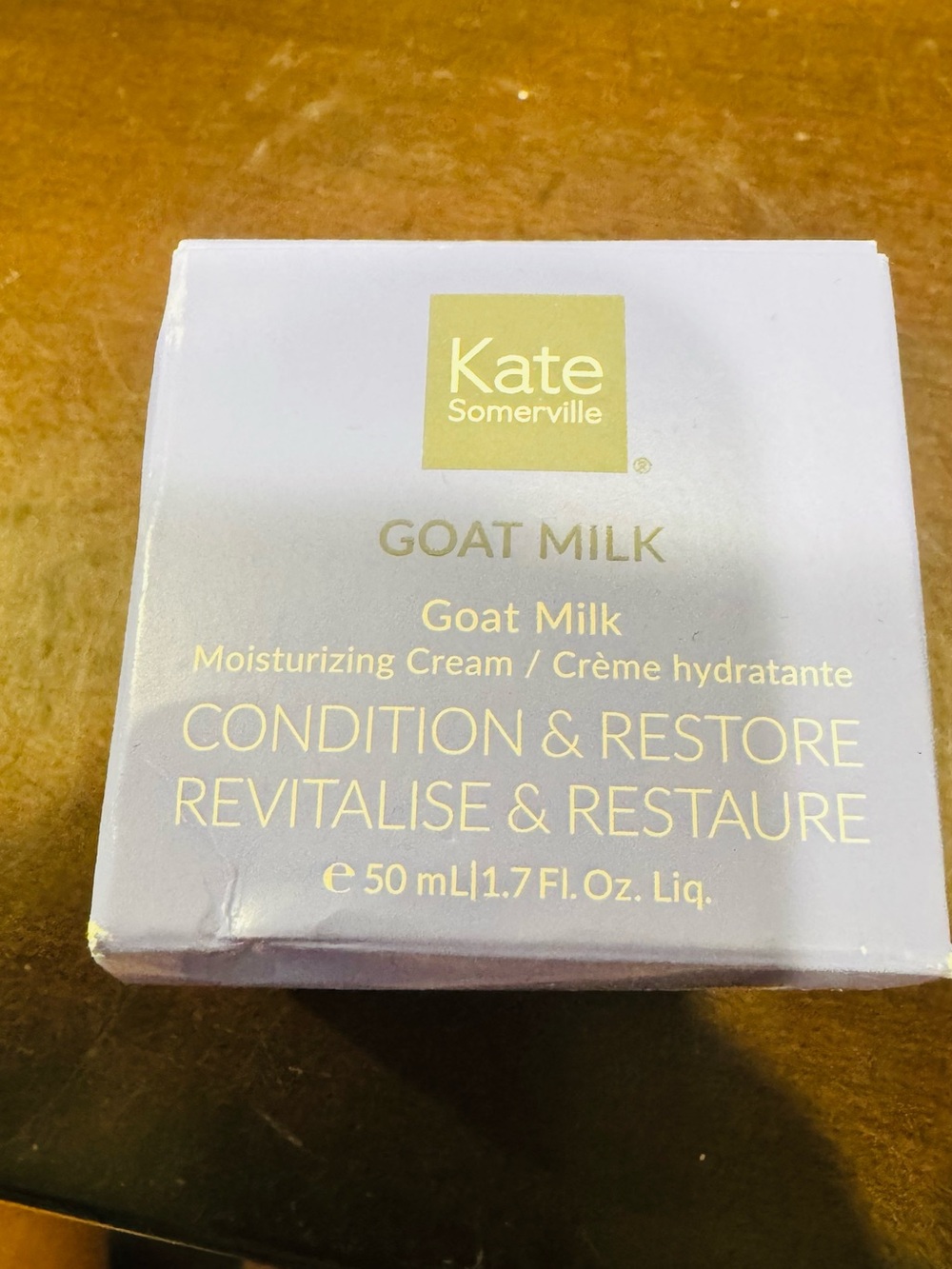 Kate Somerville Goat Milk Moisturizing Cream - White and Gold Accents